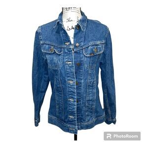 Cute 80s-90s Ms Lee denim jean jacket classic trucker coastal cowgirl